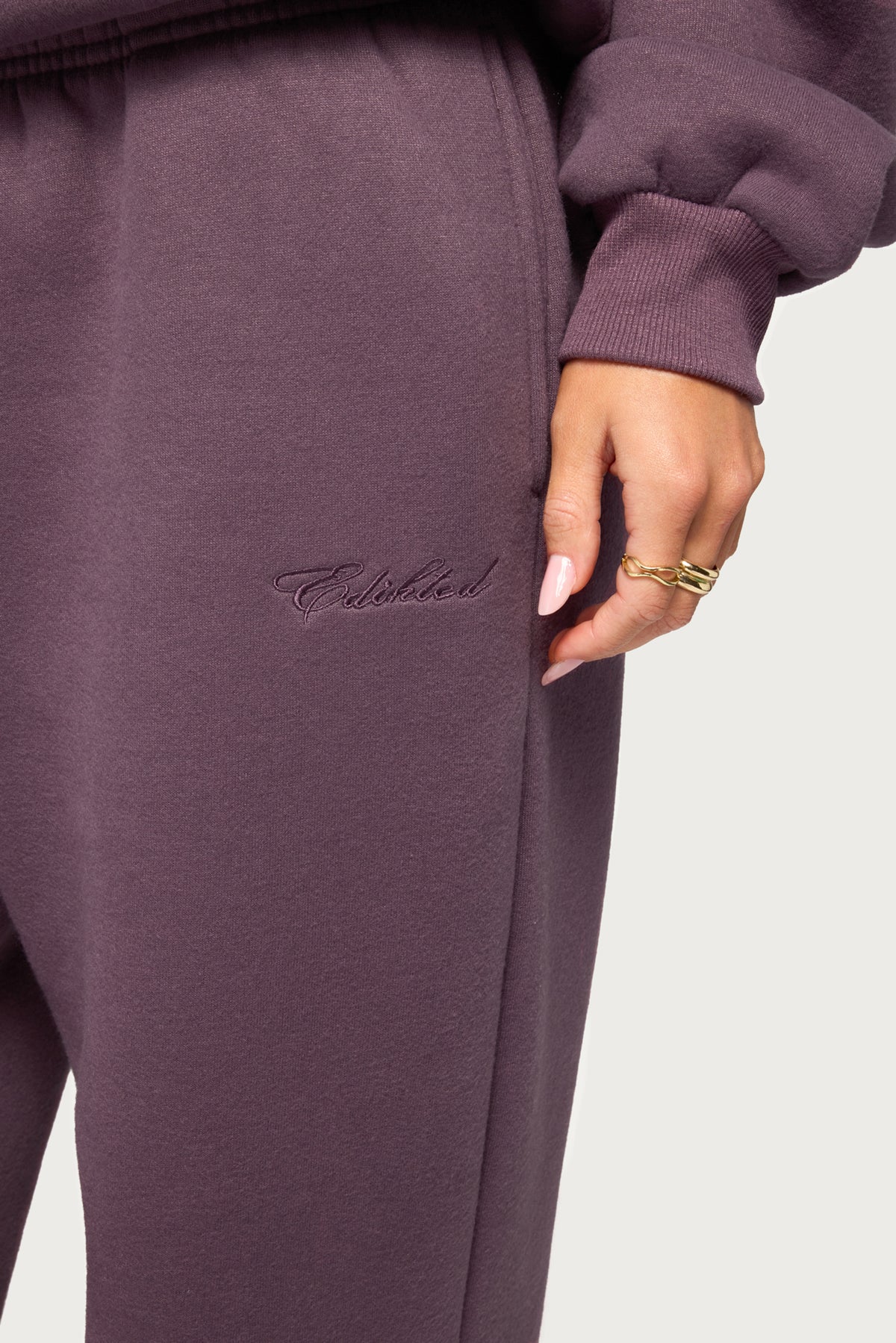 Basic Girl Wide Leg Edikted Sweatpants