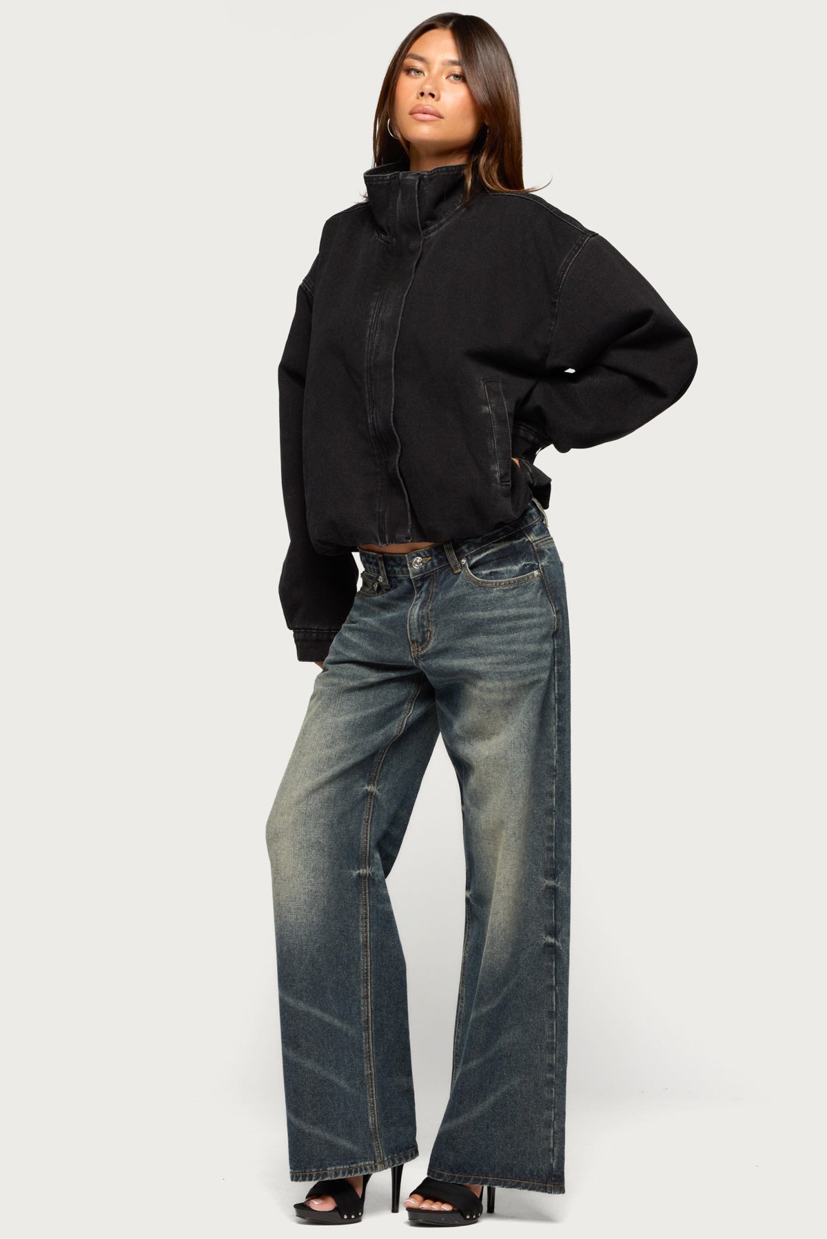 Hilary Oversized Denim Coat