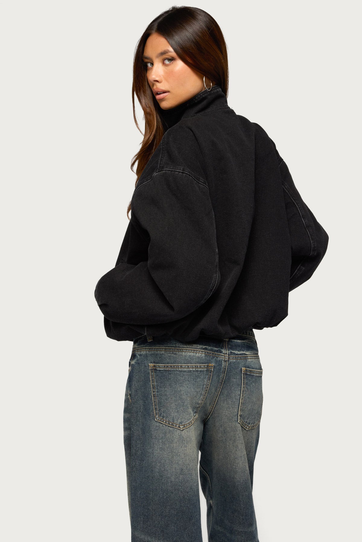 Hilary Oversized Denim Coat
