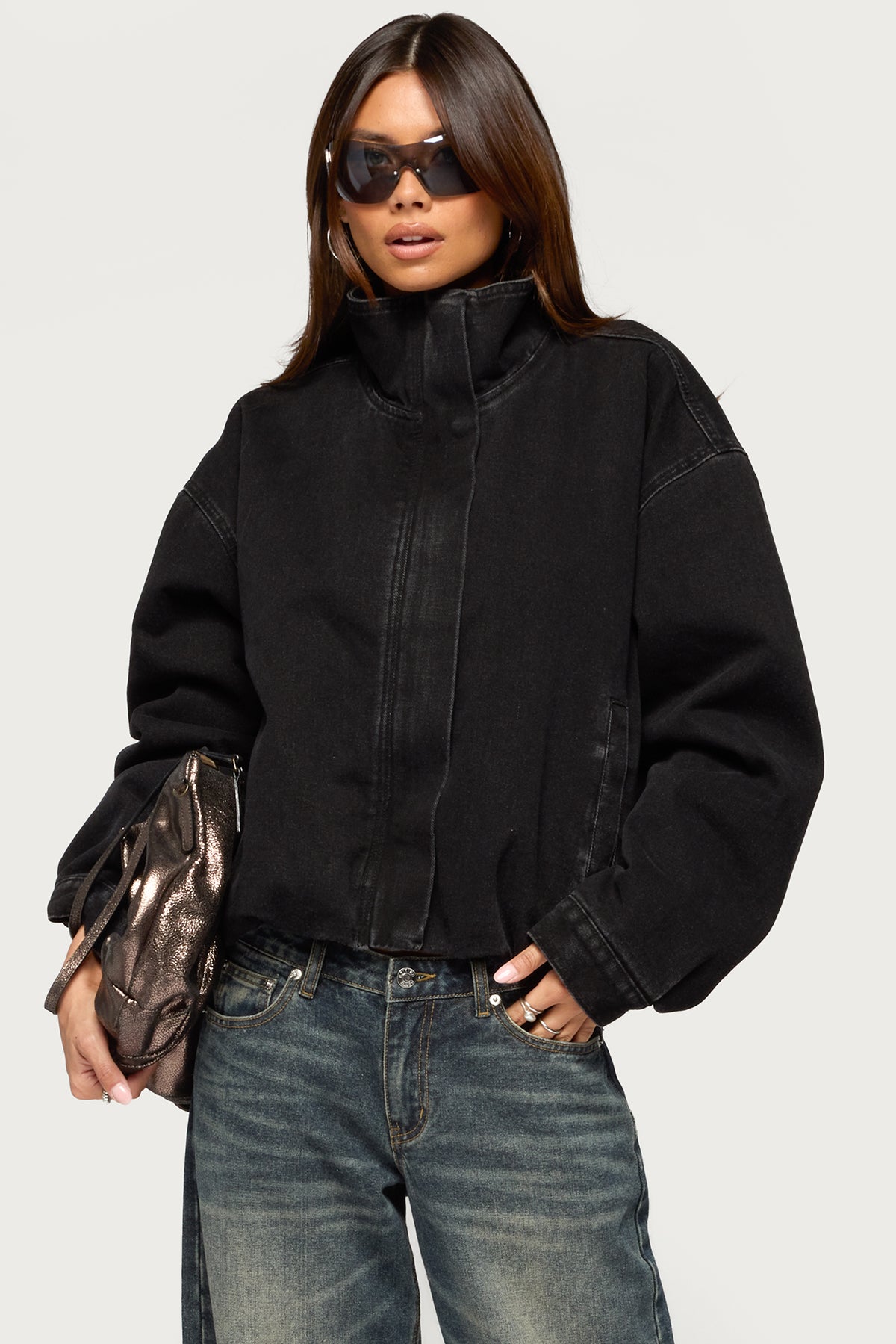 Hilary Oversized Denim Coat