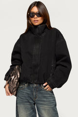 Hilary Oversized Denim Coat