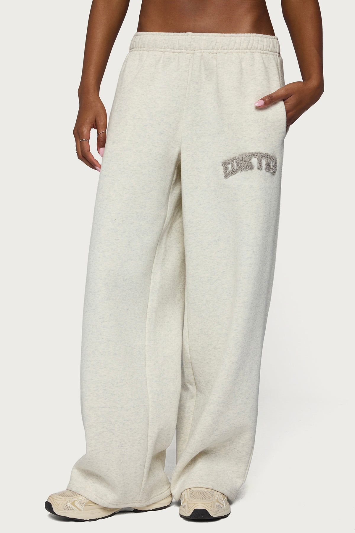Edikted To You Wide Leg Sweatpants