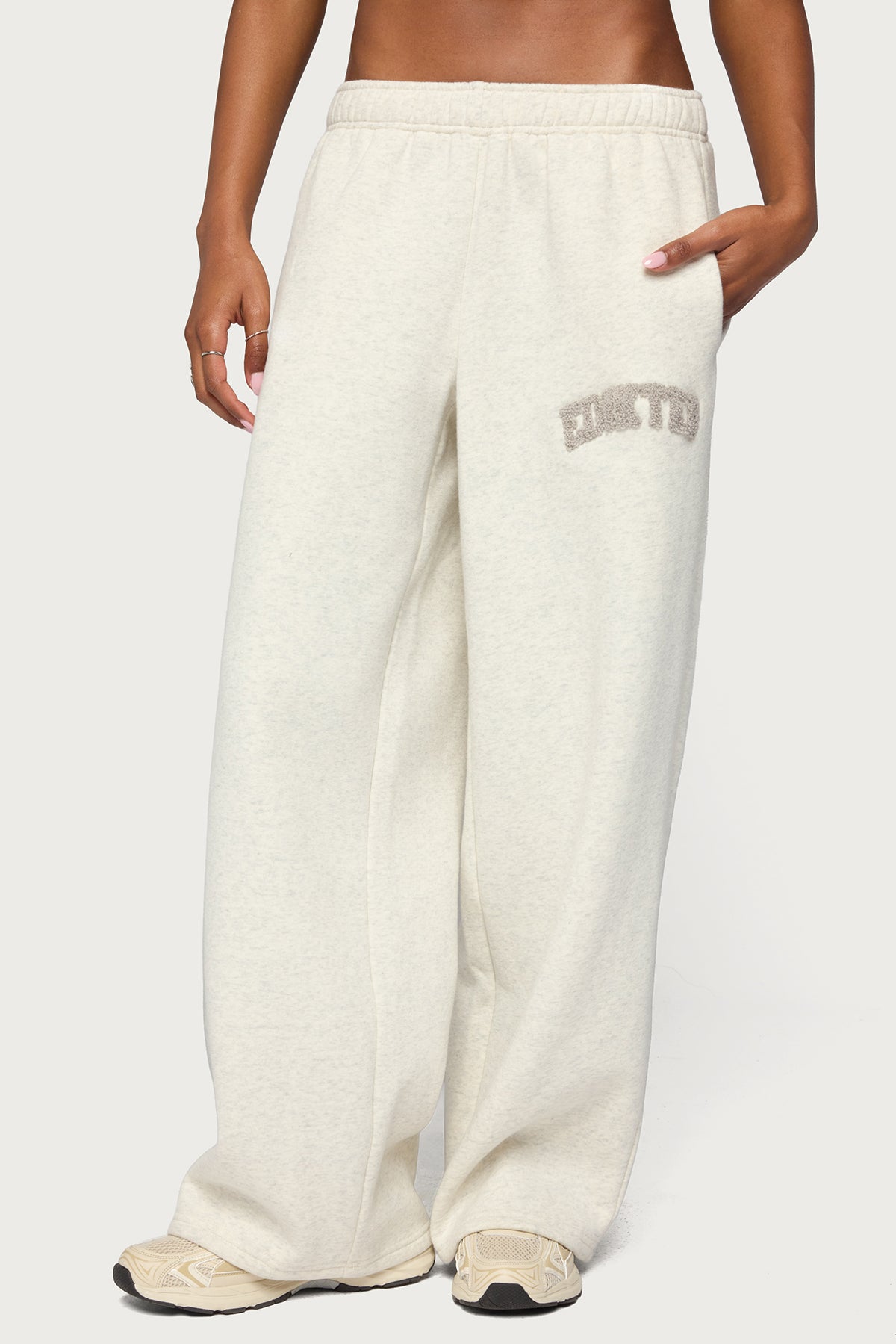 Edikted To You Wide Leg Sweatpants