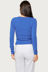 Doron V Neck Long Sleeve Top