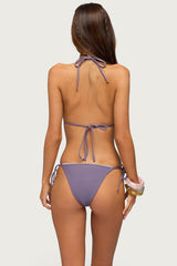 Helen Stone Triangle Bikini Top