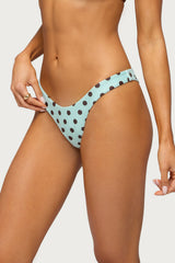 Melanie Polka Dot String Bikini Bottom