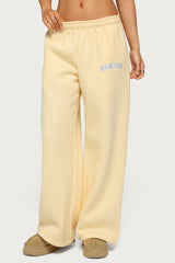 Edikted Lover Wide Leg Sweatpants