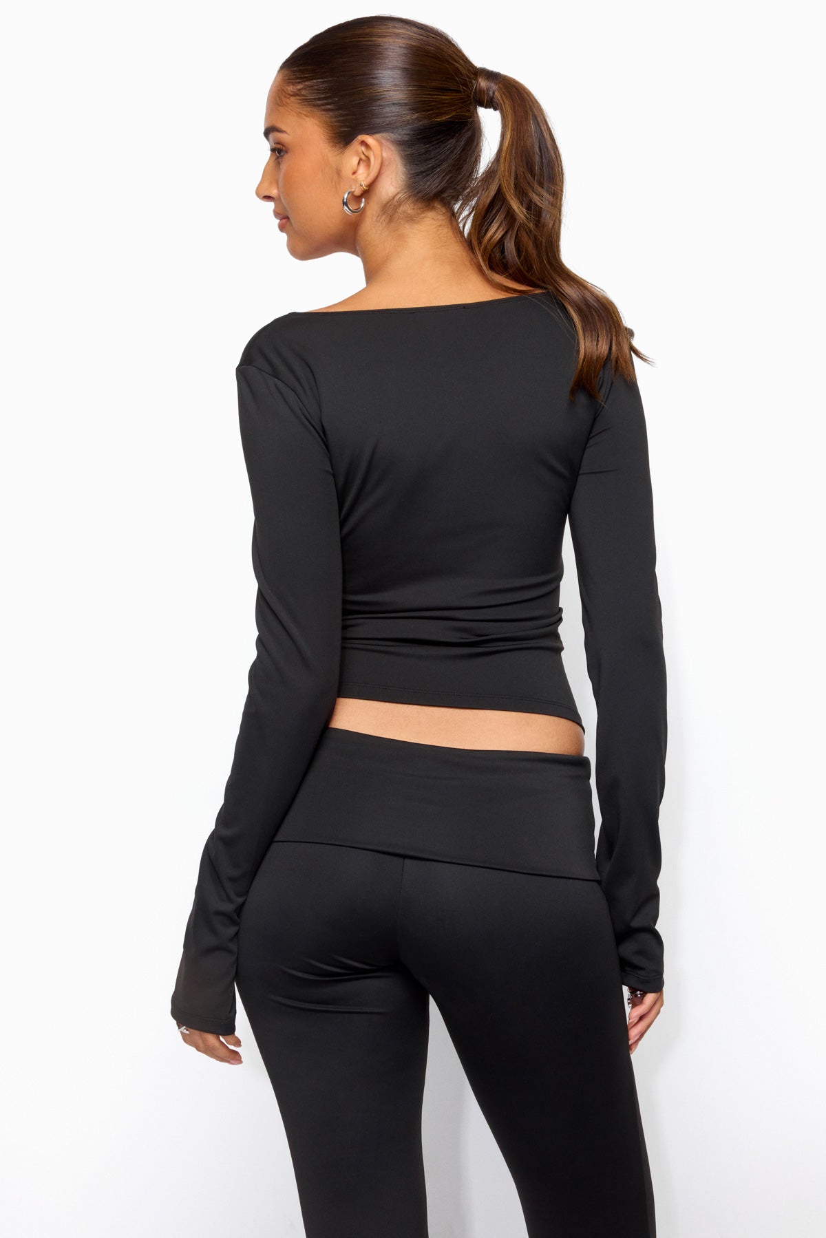 Hayden Square Neck Long Sleeve Top