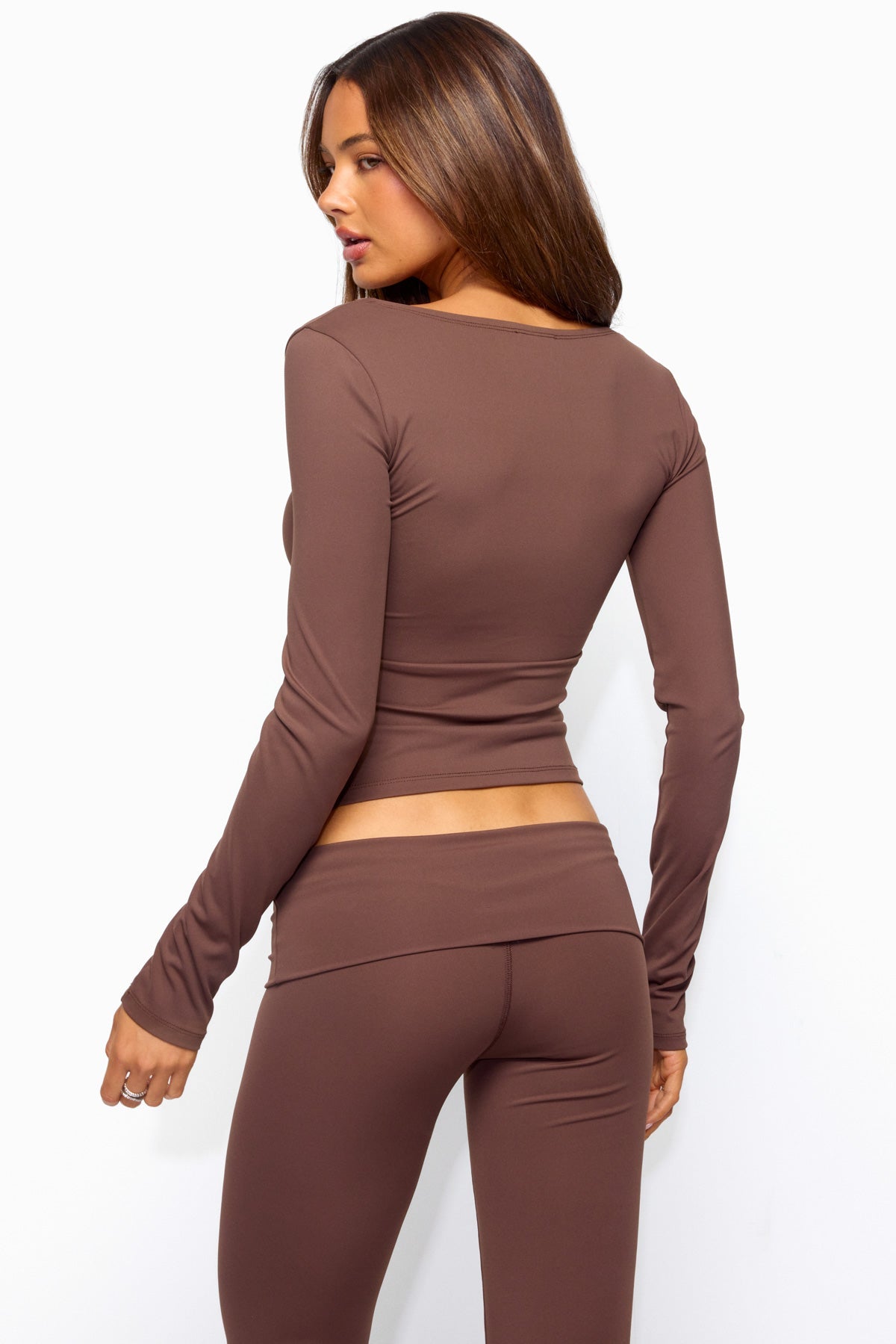 Hayden Square Neck Long Sleeve Top