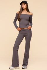 Oriane Foldover Flared Leggings