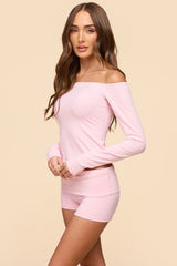Tezia Off Shoulder Long Sleeve Top