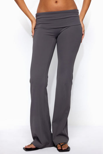 Oriane Foldover Flared Leggings