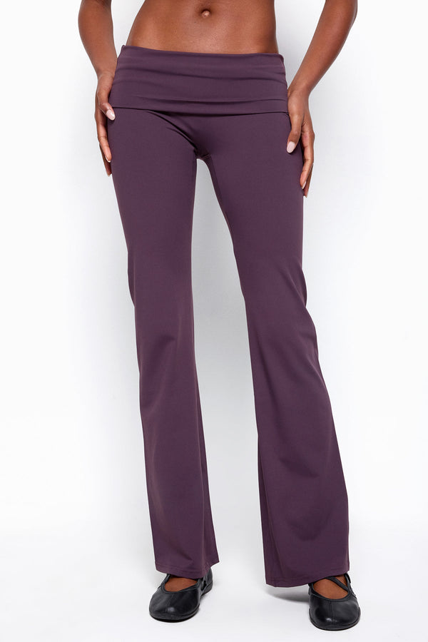 Oriane Foldover Flared Leggings