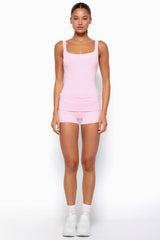 Soraia Foldover Biker Shorts