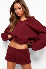Bronte V Neck Sweatshirt
