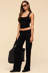 Linda Ribbed Scoop Neck Tank Top