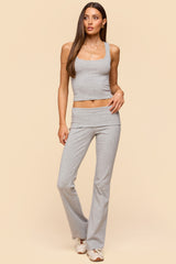 Linda Ribbed Scoop Neck Tank Top