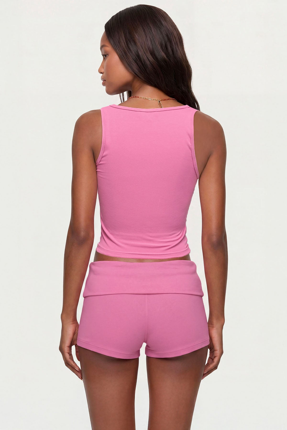 Linda Ribbed Scoop Neck Tank Top