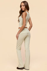 Linda Ribbed Scoop Neck Tank Top