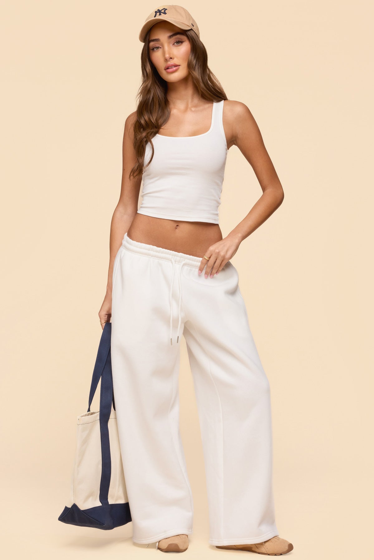 Linda Ribbed Scoop Neck Tank Top