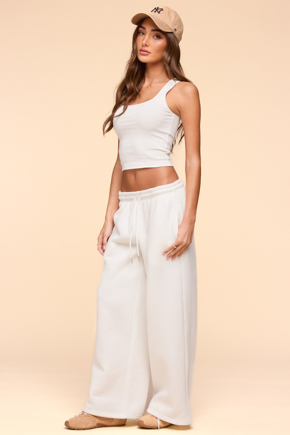 Linda Ribbed Scoop Neck Tank Top