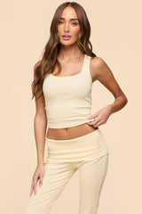 Linda Ribbed Scoop Neck Tank Top