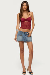 Verena Zip Pocket Micro Skort