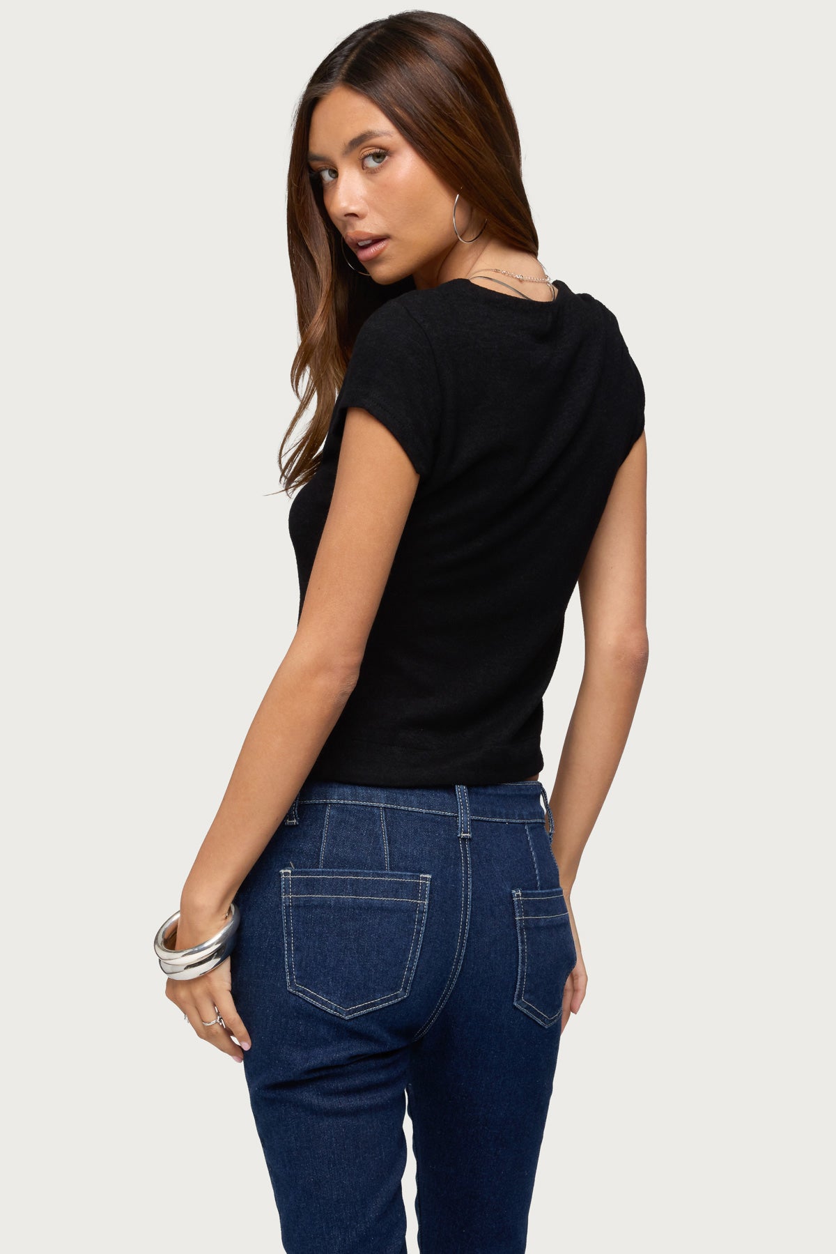 Blaunca Asymmetric Knit Top