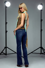 Headliner Sequin Fringe Tie Belt