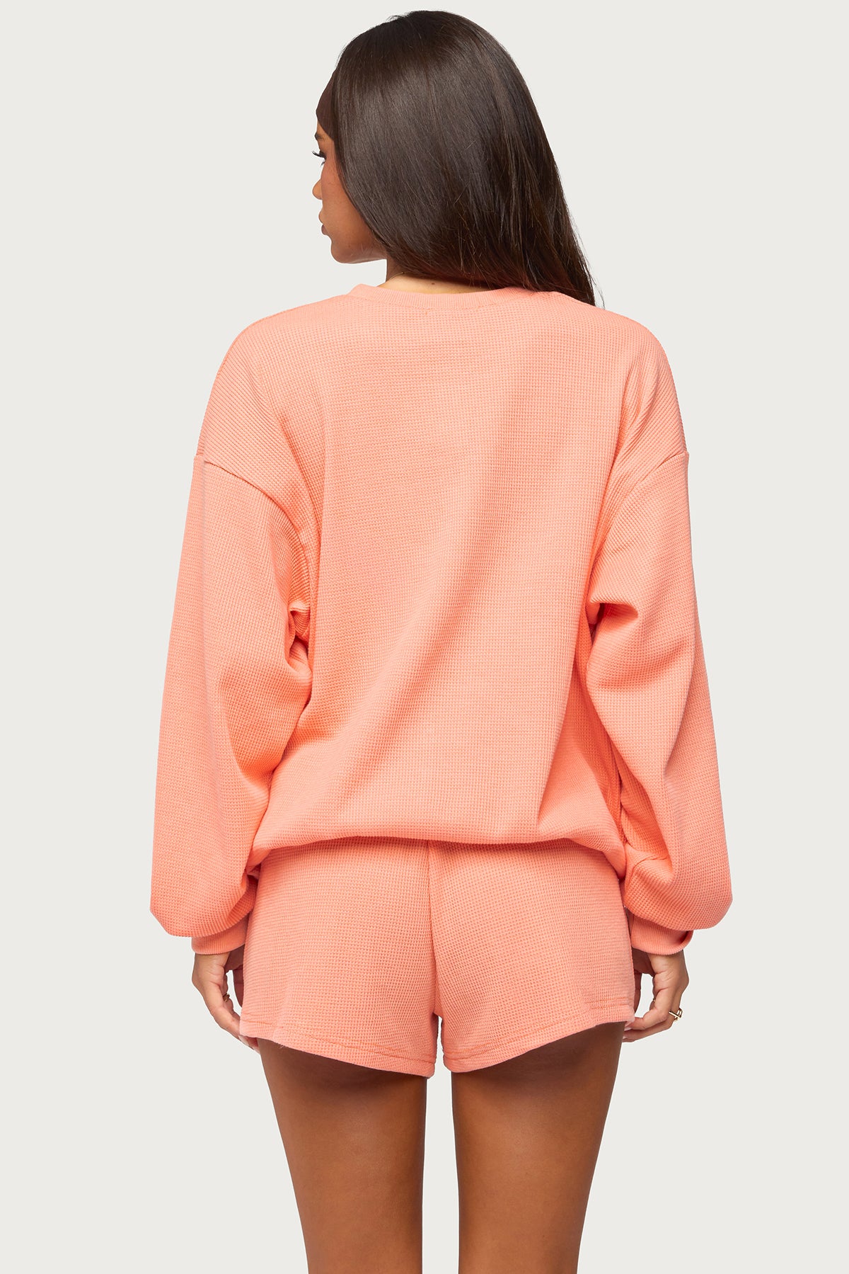Baila Waffle Henley Top