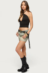 Chiara Denim Micro Skirt