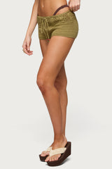 Ainara Crochet Micro Shorts
