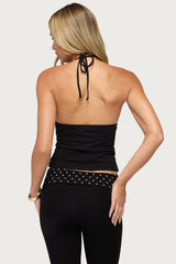 Noriah V Neck Halter Top