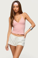 Noriah V Neck Halter Top