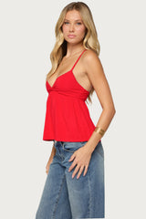 Belen Lacey Babydoll Top