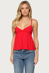 Belen Lacey Babydoll Top