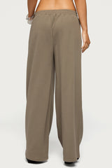 Zania Iridescent Button Sweatpants