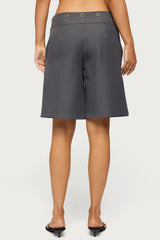 Grommet Low Rise Bermuda Shorts