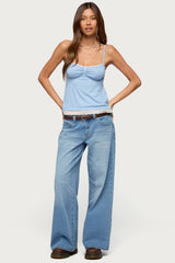 Jorja Lacey Babydoll Henley Top