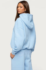 Edikted Core Stripey Oversized Hoodie
