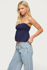 Yury Strapless Bubble Top