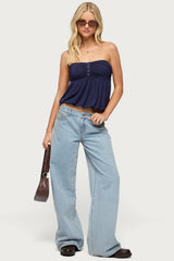 Yury Strapless Bubble Top