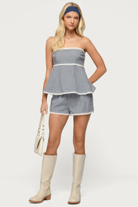 Ellie Lacey Gingham Shorts