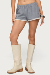 Ellie Lacey Gingham Shorts