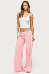 Cammile Contrast Stripe Sweatpants