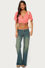 Candela V Neck Crop Top