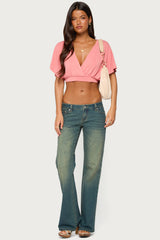 Candela V Neck Crop Top