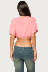 Candela V Neck Crop Top