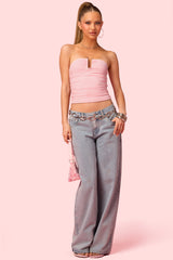 Barbie™ Curved U Strapless Top