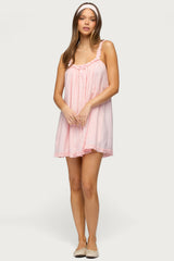 Christena Ruffle Mini Dress